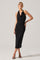 Sticky add to cart - Alanna Halter Cowl Neck Dress