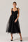Sticky add to cart - Karyme Polka Dot Bustier Dress