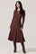 Sticky add to cart - Fallyn Ribbed Sweater Midi Dress