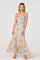 Sticky add to cart - Maeryn Plaid Ruffle Trim Maxi Dress
