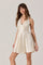 Sticky add to cart - Mielle Satin Halter Mini Dress