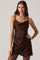 Sticky add to cart - Jenness Satin Mini Dress