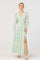 Sticky add to cart - Klarissa Floral Cutout Balloon Sleeve Maxi Dress