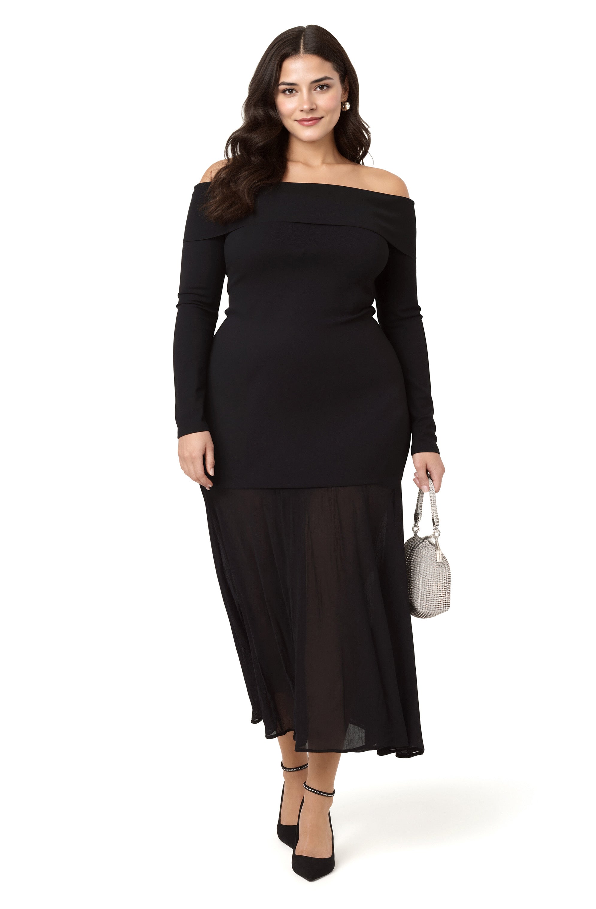 Lidia Mixed Media Maxi Dress - ASTR the Label