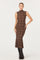 Sticky add to cart - Leigha Mock-Neck Plaid Midi Dress