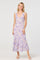 Sticky add to cart - Symone Floral Godet Midi Dress