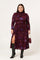 Sticky add to cart - Aubriella Floral Mesh Midi Dress