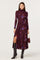 Sticky add to cart - Aubriella Floral Mesh Midi Dress