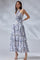 Sticky add to cart - Adamaris Floral Halter Tiered Ruffle Maxi Dress