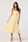 Sticky add to cart - Shionagh Satin Bow-Detail Pleated Midi Dress