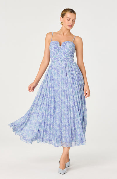 Bayley Floral Pleated Maxi Dress