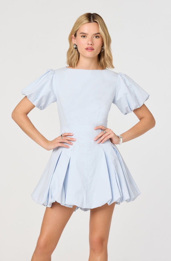 Kattie Puff Sleeve Bubble Hem Mini Dress - ASTR the Label Kattie Puff Sleeve Bubble Hem Mini Dress - ASTR the Label