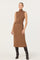 Sticky add to cart - Riana Turtleneck Twist Front Dress