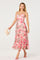 Sticky add to cart - Lianna Floral Scalloped Trim Tiered Maxi Dress