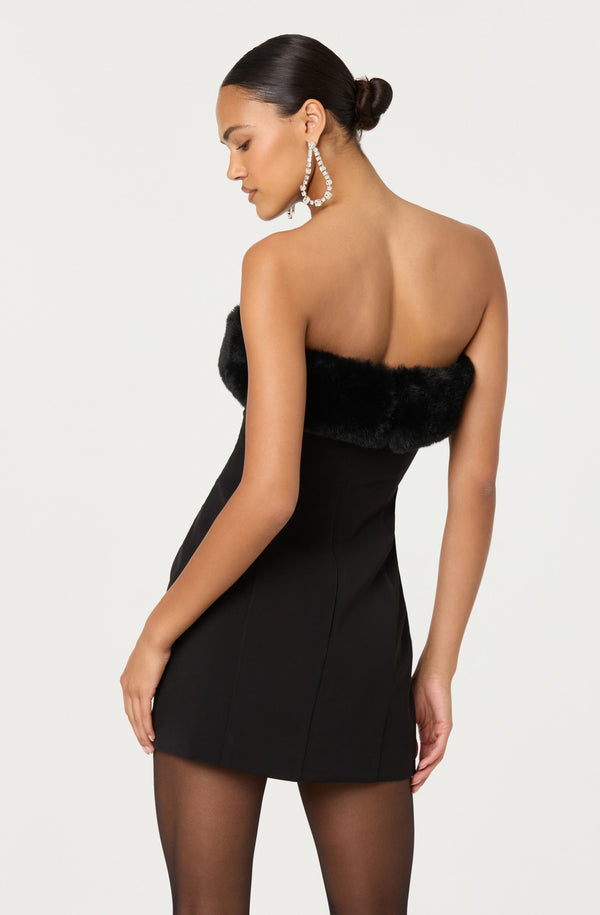 sachin and babi light blue dress Orange Sequin Mini Dress with Black Lace and Gloves – VALDRIN SAHITI