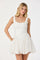 Sticky add to cart - Reina Embroidered Floral Mini Dress