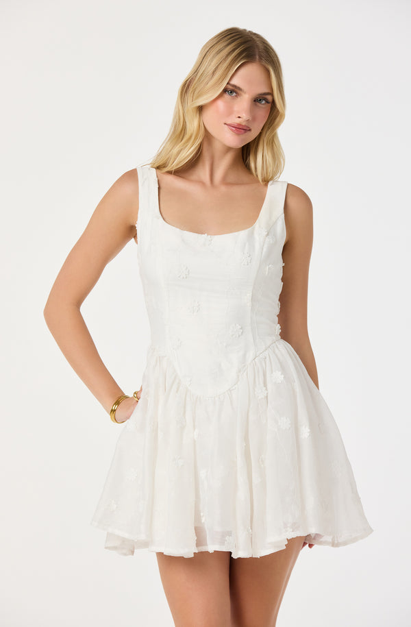 sachin and babi light blue dress Simply Southern White Embroidered Maxi Dress — Studio 24E main image 1