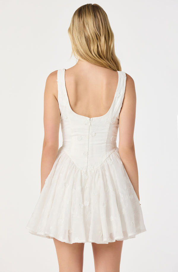 astr the label white dress Ilara Mini by - up front closure add feminine detail ASTR The Label Blake Asymmetric