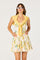 Sticky add to cart - Reina Paradise Print A-Line Mini Dress