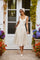 Sticky add to cart - Caerwyn Eyelet Embroidery Sweetheart Midi Dress