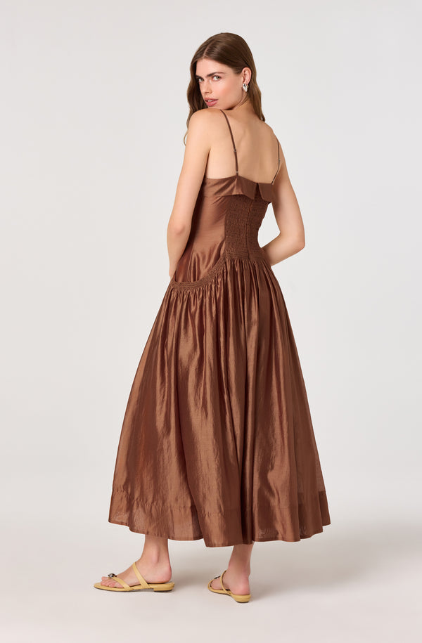 ASTR the Label Ovina Dress in Brown