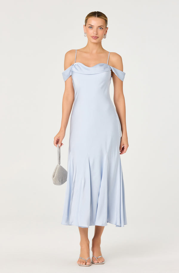 ASTR the Label Araxie Dress in Baby Blue
