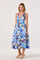 Sticky add to cart - Janna Floral Plunge Midi Dress