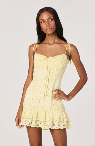 ASTR the Label Kelley Dress in Lemon - Size XL ASTR the Label Kelley Dress in Lemon - Size XL