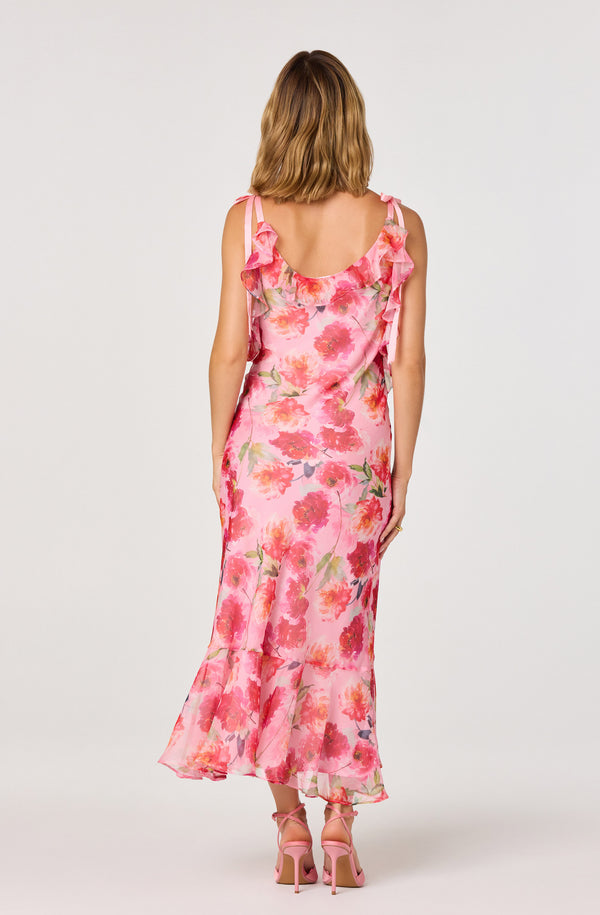 strapless open back dress Pascal Maxi Dress