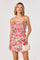 Sticky add to cart - Blanca Floral Ruffle Mini Dress