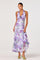 Sticky add to cart - Yasmeen Floral Halter Godet Maxi Dress