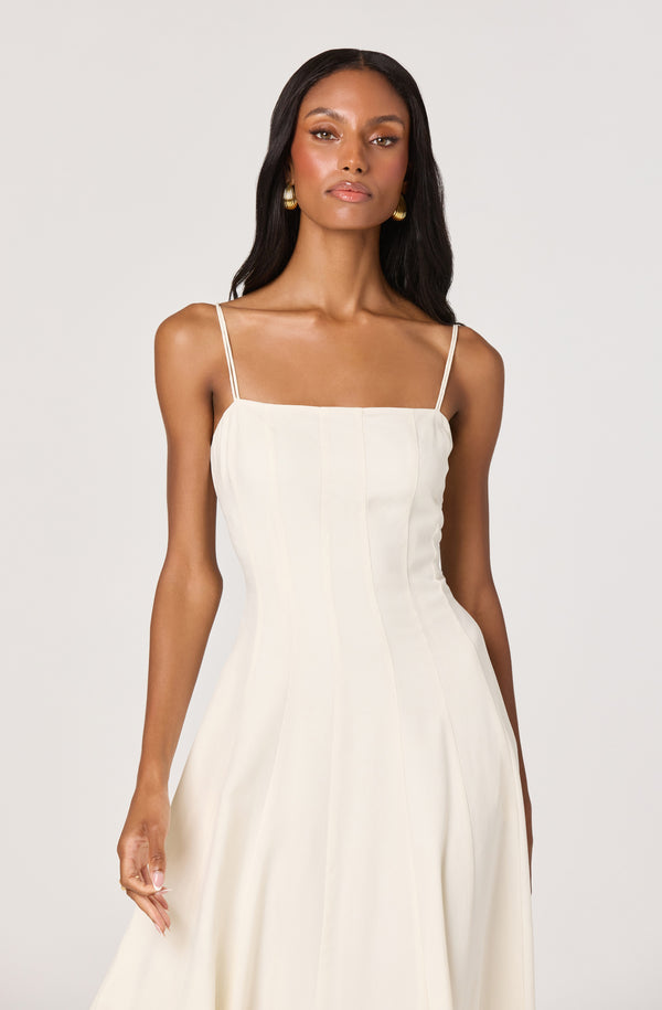 Trisha Square Neck Midi Dress - ASTR the Label
