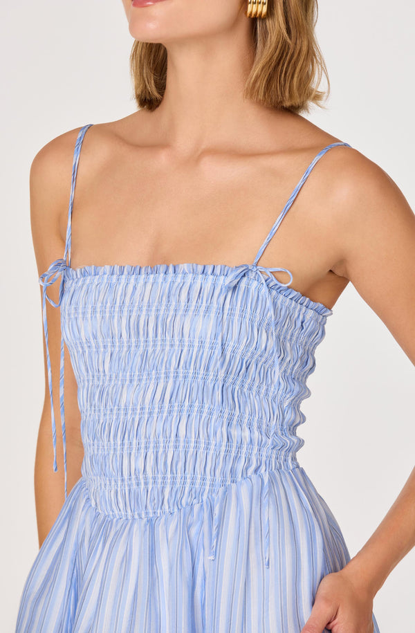 Lahela Smocked Midi Dress - ASTR the Label