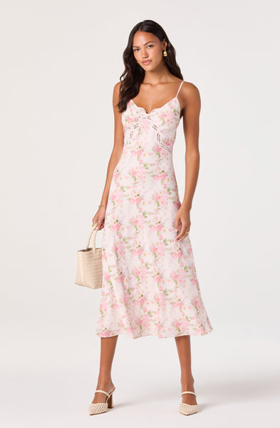 Liran Floral Midi Dress - ASTR the Label