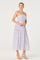Sticky add to cart - Keyleth Floral Tiered Bow Midi Dress