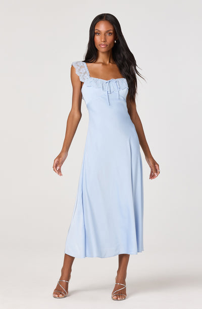 ASTR the Label Women's Makiya Dress - Blue - Size XS ASTR the Label Women's Makiya Dress - Blue - Size XS