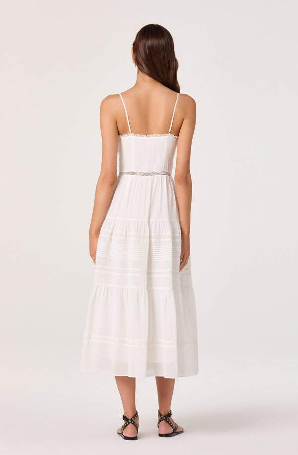 Annabel Eyelet Midi Dress