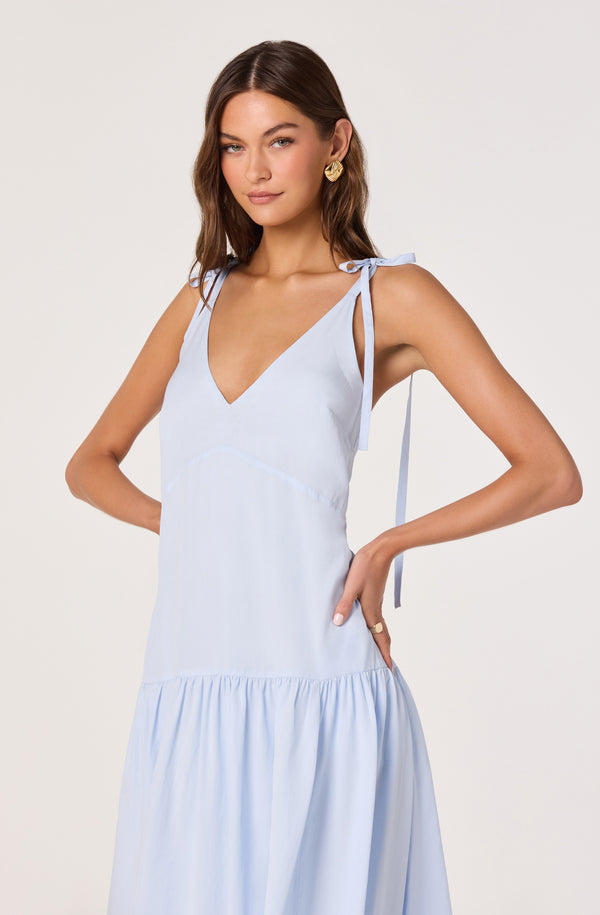 Amalina Drop-Waist Maxi Dress - ASTR the Label Amalina Drop-Waist Maxi Dress - ASTR the Label