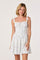 Sticky add to cart - Charlotte Eyelet Milkmaid Mini Dress