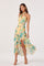 Sticky add to cart - Bethina Floral Halter High-Low Dress