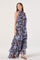 Sticky add to cart - Lae High-Neck Ruffle Maxi Dress