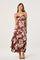 Sticky add to cart - Cassia Twist-Front Satin Maxi Dress