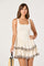 Sticky add to cart - Jaelynn Embroidered Linen Mini Dress