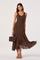 Sticky add to cart - Freida Lace Knit Asymmetric Midi Dress