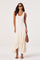 Sticky add to cart - Freida Lace Knit Asymmetric Midi Dress