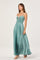 Sticky add to cart - Alaia Satin Plissé Maxi Dress