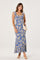 Sticky add to cart - Caroletta Ruffle-Neck Chiffon Maxi Dress