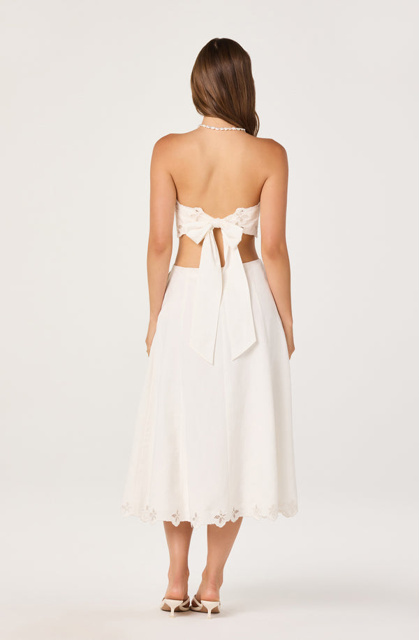 lace panelled open back midi dress Black Plus Lace Panelled Midi Dress