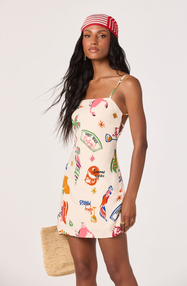 ASTR the Label Valencia Dress in Cream