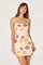 Sticky add to cart - Abelia Sequined Floral Mini Dress